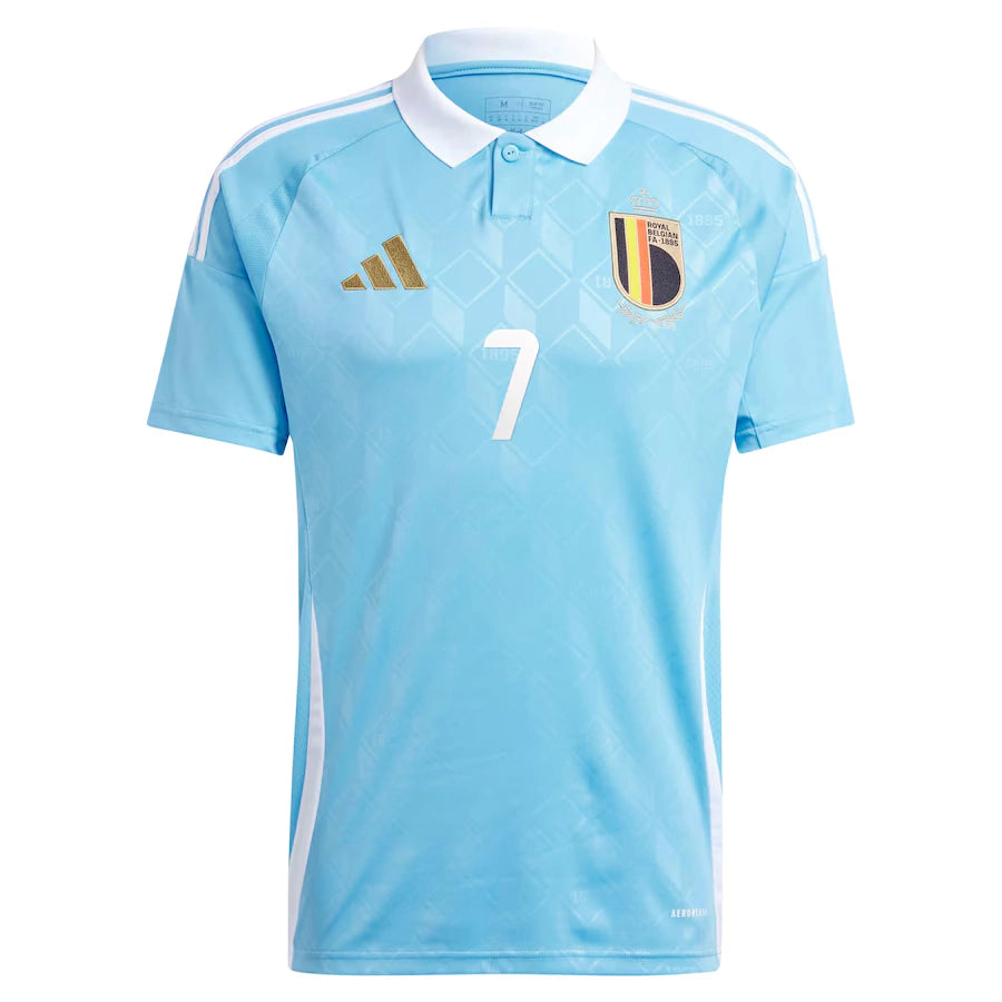 Camisa Seleção da Bélgica II (Away) 24/25 - Torcedor Masculina - Azul - Manto Elegante