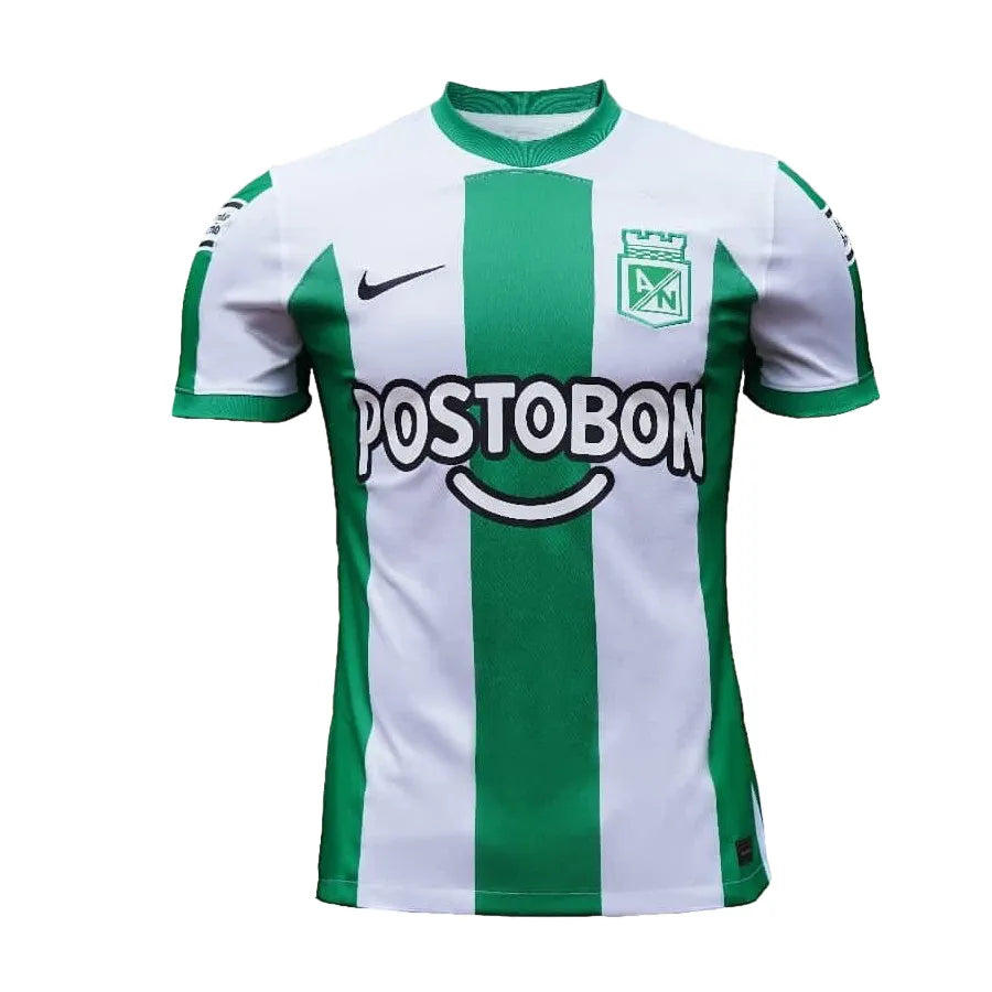 Camisa Atlético Nacional I (Home) 23/24 - Torcedor Masculina - Verde e Branco - Manto Elegante