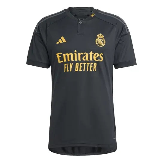 Camisa Real Madrid III (Third) 23/24 - Torcedor Masculina - Preto