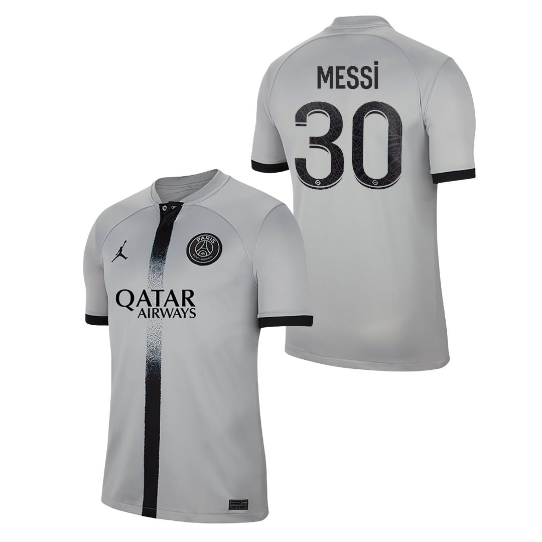 Camisa PSG II Messi #30 2022 - Torcedor Masculina - Cinza