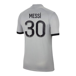 Camisa PSG II Messi #30 2022 - Torcedor Masculina - Cinza