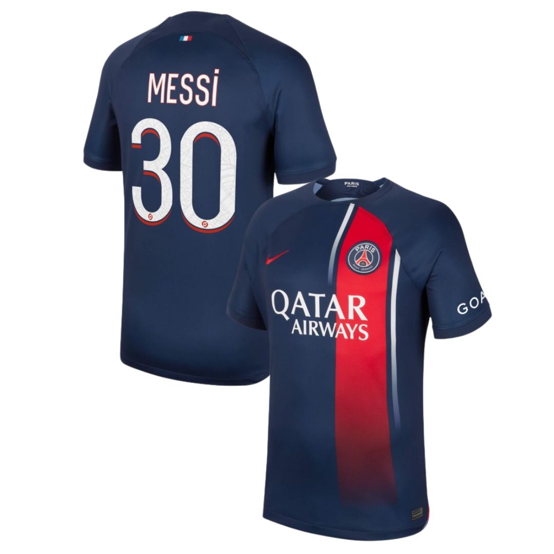 Camisa PSG I Messi #30 2023 - Torcedor Masculina - Azul