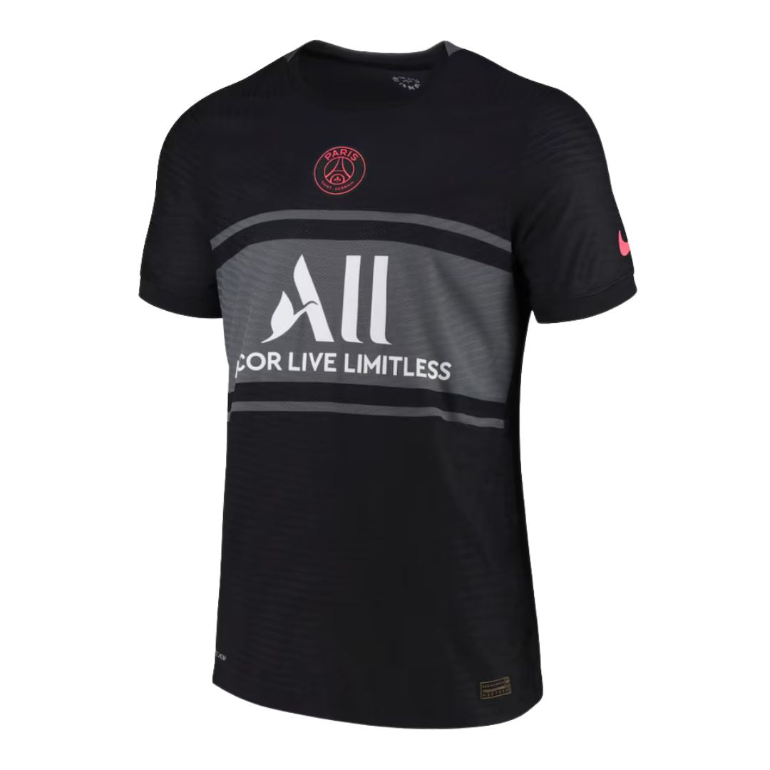 Camisa Retrô PSG III Messi #30 2021 - Torcedor Masculina - Preto