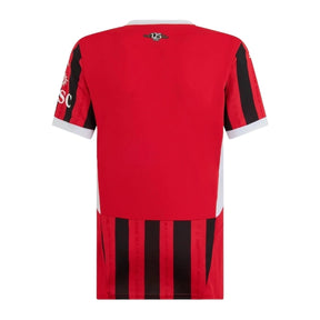 Camisa Milan I (Home) 24/25 - Torcedor Masculina - Vermelho e Preto