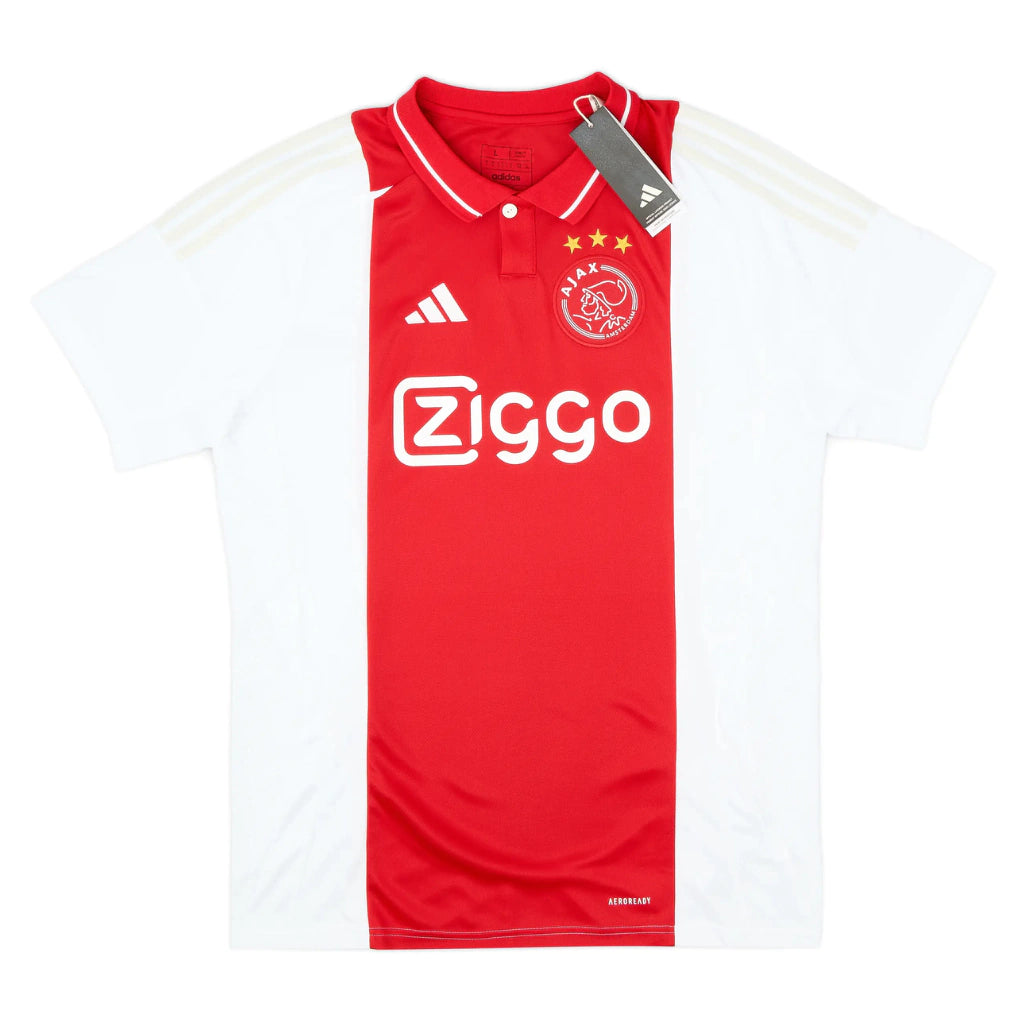 Camisa Ajax I (Home) 24/25 - Torcedor Masculina - Vermelho e Branco