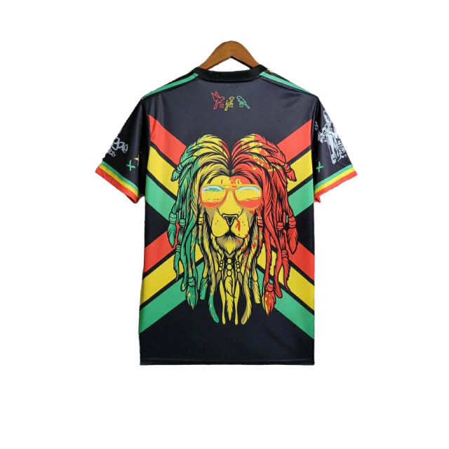 Camisa Ajax Edição Especial Bob Marley 23/24 - Torcedor Masculina - Preto - Manto Elegante