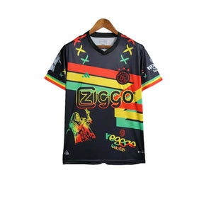 Camisa Ajax Edição Especial Bob Marley 23/24 - Torcedor Masculina - Preto - Manto Elegante