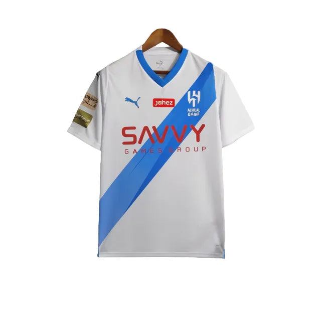 Camisa Al-Hilal II (Away) 23/24 - Torcedor Masculina - Branco - Manto Elegante