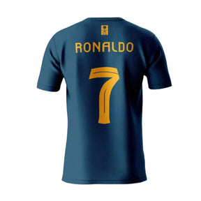 Camisa Al Nassr II Cristiano Ronaldo #7 2023 - Torcedor Masculina - Azul