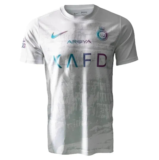 Camisa Al-Nassr III (Third) 23/24 - Torcedor Masculina - Branco - Manto Elegante