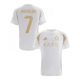 Camisa Al Nassr III Cristiano Ronaldo #7 2024 - Torcedor Masculina - Branco