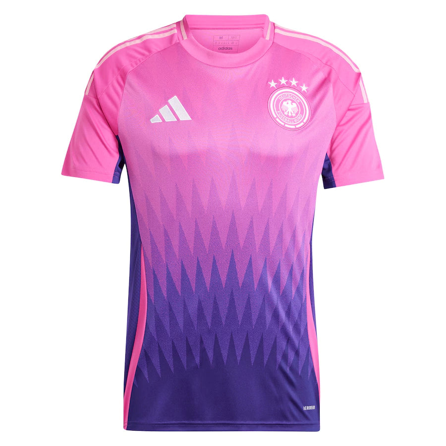 Camisa Seleção da Alemanha II (Away) 24/25 - Torcedor Masculina - Roxo e Rosa - Manto Elegante