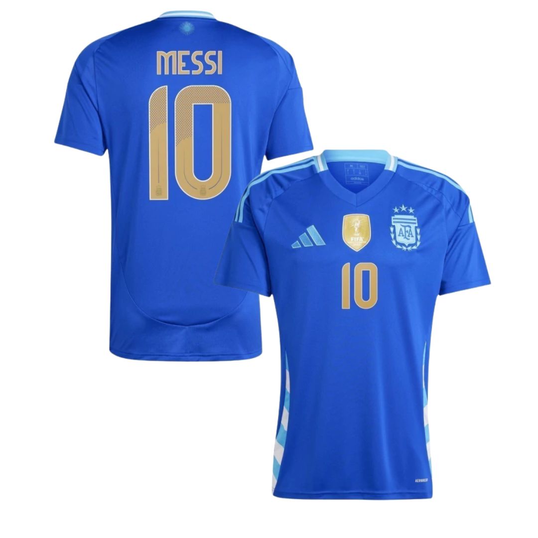 Camisa Argentina II Messi #10 2024 - Torcedor Masculina - Azul