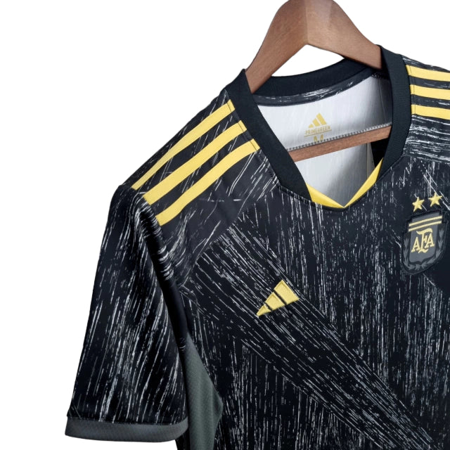 Camisa Seleção Argentina Edição Especial 22/23 - Torcedor Masculina - Preto - Manto Elegante