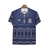 Camisa Seleção Argentina Edição Especial Pantera Negra 22/23 - Torcedor Masculina - Roxo - Manto Elegante