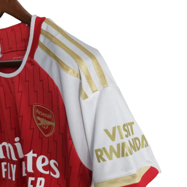 Camisa Arsenal I (Home) 23/24 - Torcedor Masculina - Vermelho - Manto Elegante