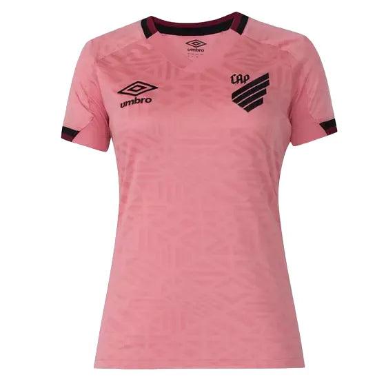 Camisa Athletico Paranaense Outubro Rosa 22/23 - Torcedor Feminina - Rosa - Manto Elegante