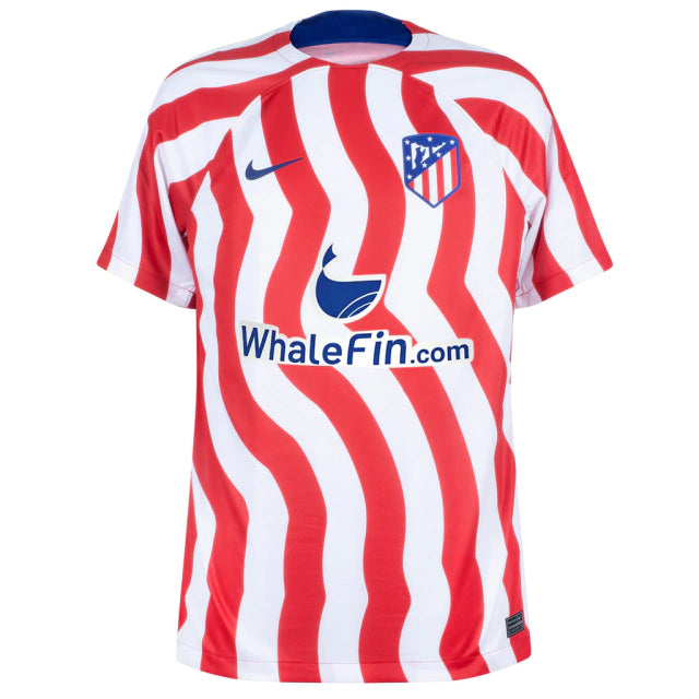 Camisa Atlético de Madrid I (Home) 22/23 - Torcedor Masculina - Vermelho e Branco - Manto Elegante