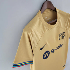 Camisa Barcelona II (Away) 22/23 - Torcedor Masculina - Dourado - Manto Elegante