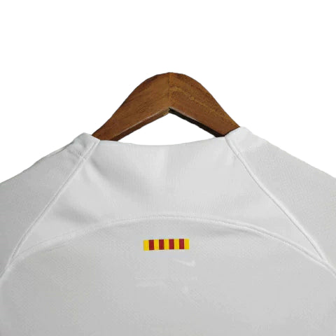 Camisa Barcelona II (Away) 23/24 - Torcedor Masculina - Branco - Manto Elegante