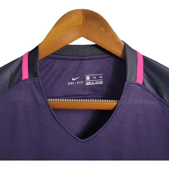 Camisa Retrô Barcelona II (Away) 16/17 - Torcedor Masculina - Roxo