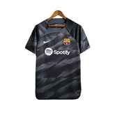 Camisa de Goleiro Barcelona 23/24 - Torcedor Masculina - Preto - Manto Elegante