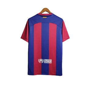 Camisa Barcelona I (Home) 23/24 - Torcedor Masculina - Vermelho e Azul - Manto Elegante