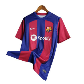 Camisa Barcelona I (Home) 23/24 - Torcedor Masculina - Vermelho e Azul - Manto Elegante