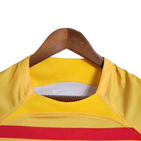 Camisa Barcelona IV 23/24 - Torcedor Masculina - Amarelo - Manto Elegante