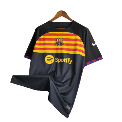 Camisa de Treino Barcelona 23/24 - Torcedor Masculina - Preto - Manto Elegante