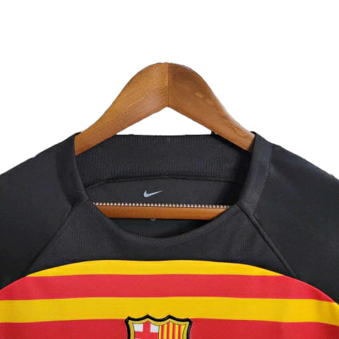 Camisa de Treino Barcelona 23/24 - Torcedor Masculina - Preto - Manto Elegante