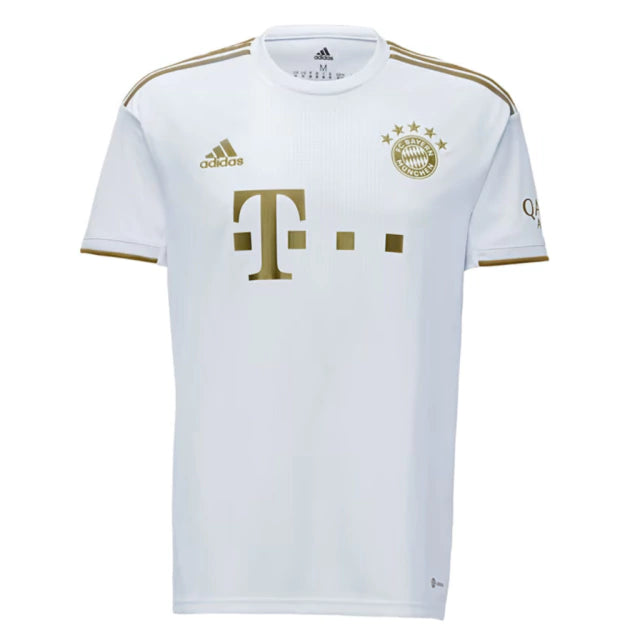 Camisa Bayern de Munique II (Away) 22/23 - Torcedor Masculina - Branco - Manto Elegante