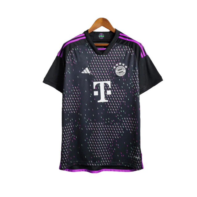 Camisa Bayern de Munique II (Away) 23/24 - Torcedor Masculina - Preto - Manto Elegante