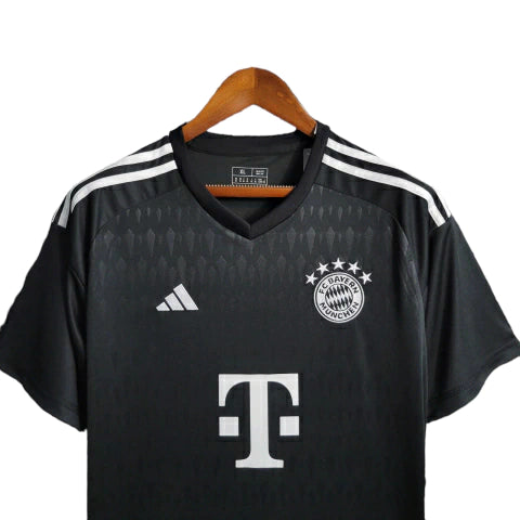 Camisa de Goleiro Bayern de Munique 23/24 - Torcedor Masculina - Preto - Manto Elegante