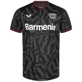 Camisa Bayer Leverkusen III (Third) 22/23 - Torcedor Masculina - Preto - Manto Elegante