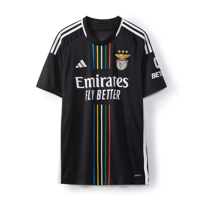 Camisa Benfica II (Away) 23/24 - Torcedor Masculina - Preto - Manto Elegante