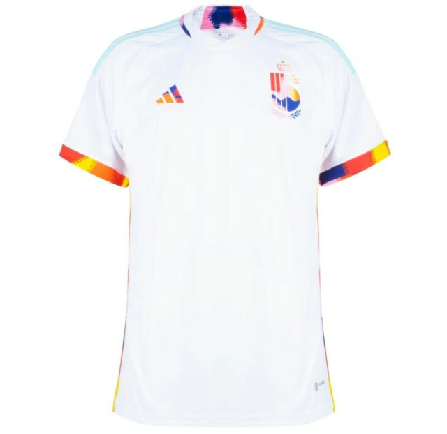 Camisa Seleção da Bélgica II (Away) 2022 - Torcedor Masculina - Branco - Manto Elegante