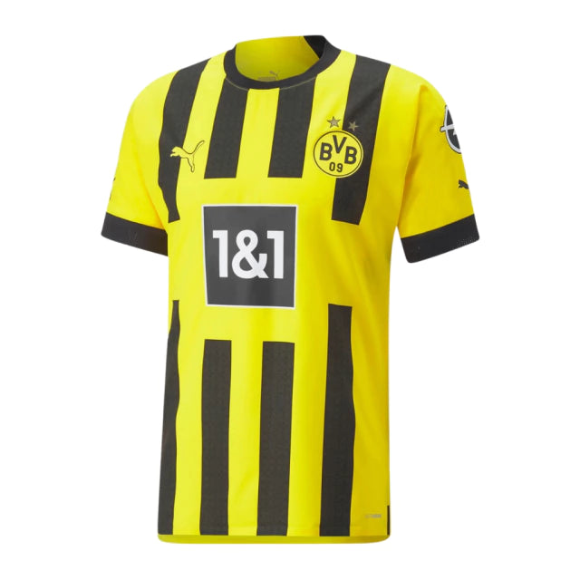 Camisa Borussia Dortmund I (Home) 22/23 - Torcedor Masculina - Amarelo e Preto - Manto Elegante