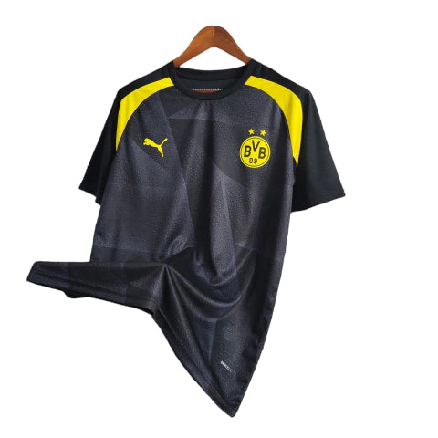 Camisa de Treino Borussia Dortmund 23/24 - Torcedor Masculina - Preto - Manto Elegante