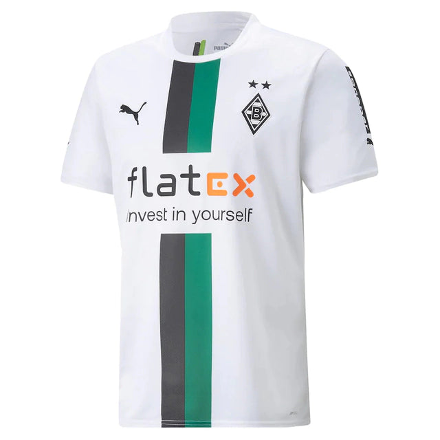 Camisa Borussia Monchengladbach I (Home) 22/23 - Torcedor Masculina - Branco - Manto Elegante