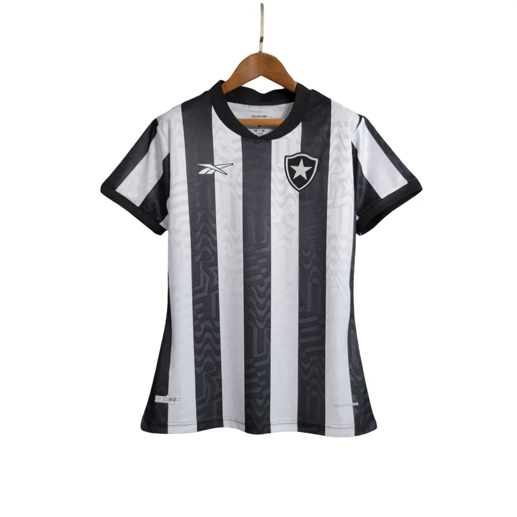 Camisa Botafogo I 23/24 - Torcedor Feminina - Preto e Branco