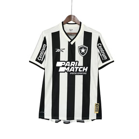 Camisa Botafogo I C/ Todos os Patrocínios 24/25 - Torcedor Masculina - Preto e Branco