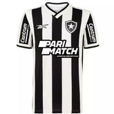 Camisa Botafogo I C/ Todos os Patrocínios 24/25 - Torcedor Masculina - Preto e Branco