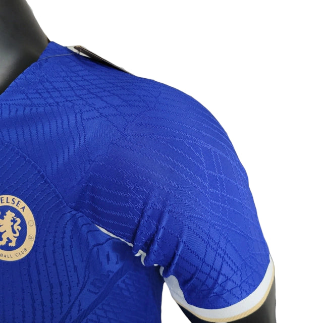 Camisa Chelsea I (Home) 23/24 - Jogador Masculina - Azul