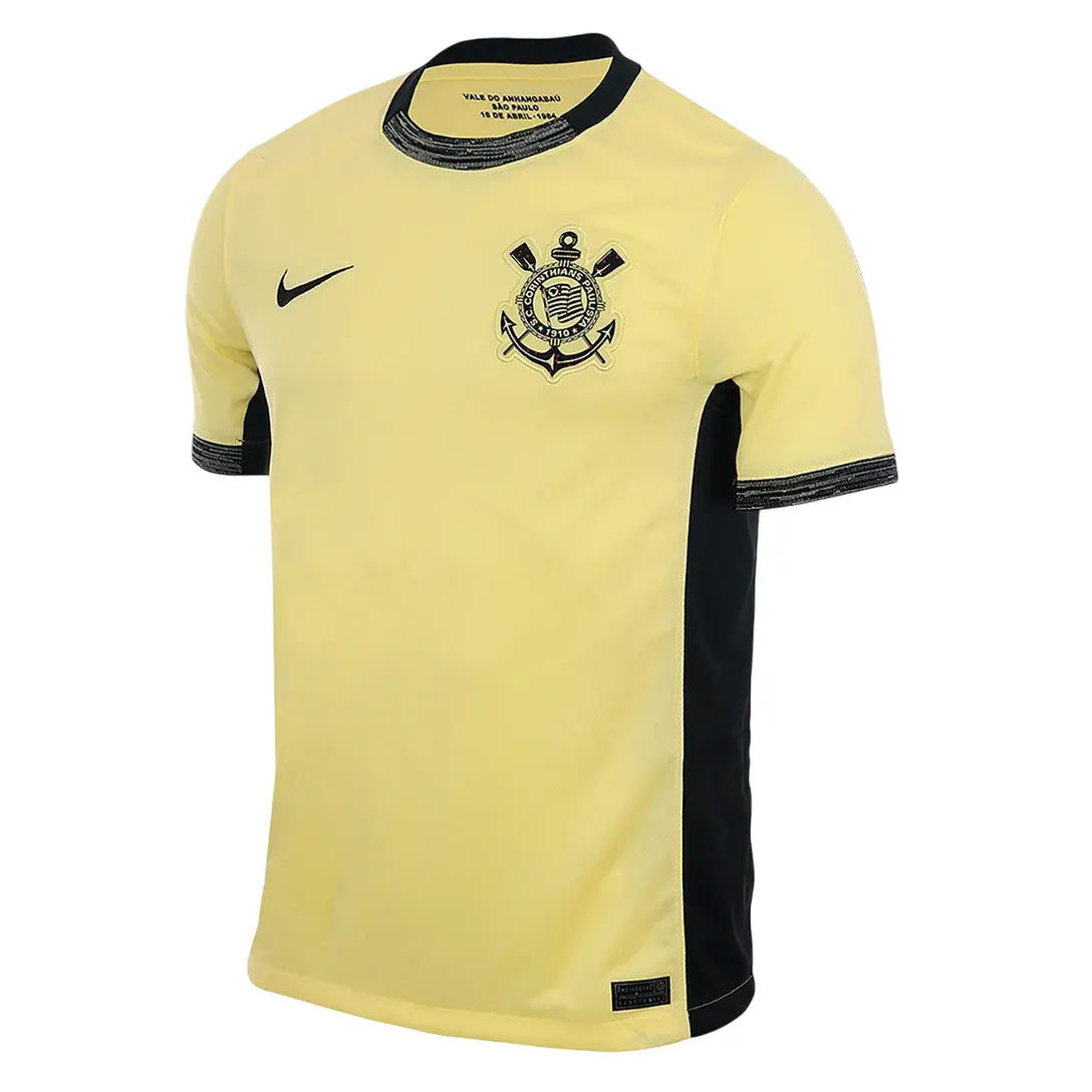 Camisa Corinthians III 23/24 - Torcedor Masculina - Amarelo