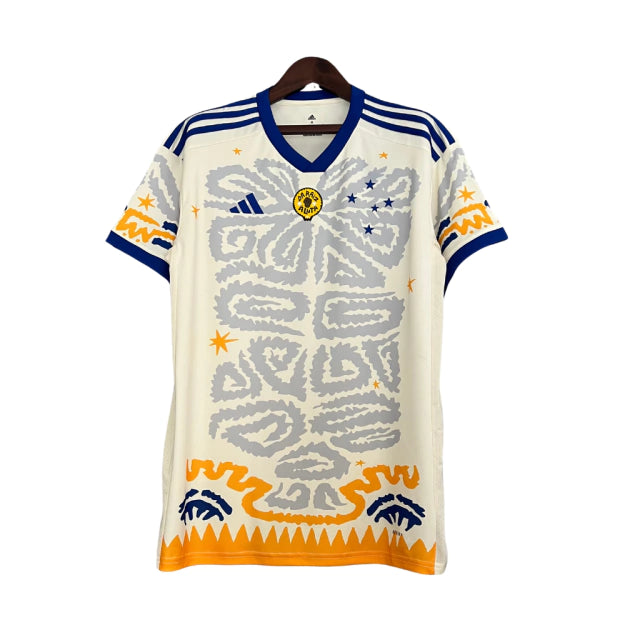 Cruzeiro Black Awareness Shirt 23/24 - Men's Fan - Beige