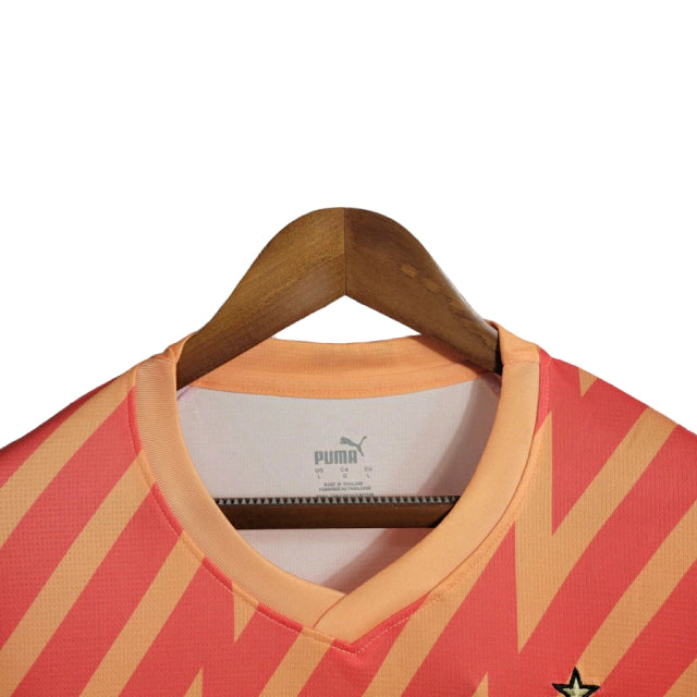 Camisa de Goleiro Milan 23/34 - Torcedor Masculina - Laranja - Manto Elegante