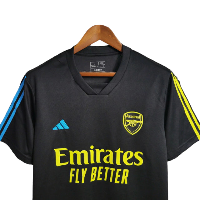 Camisa de Treino Arsenal 23/24 - Torcedor Masculina - Preto - Manto Elegante