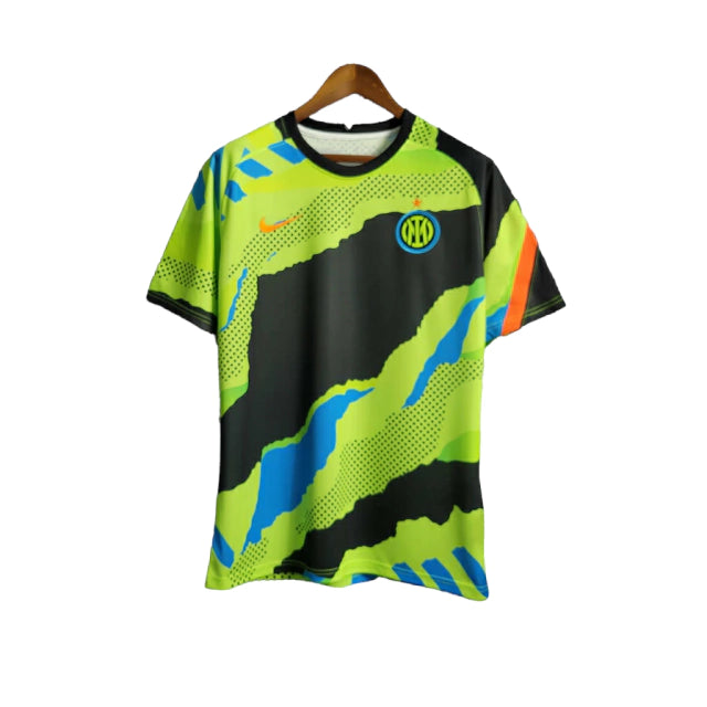 Camisa de Treino Inter de Milão 23/24 - Torcedor Masculina - Verde e Preto - Manto Elegante