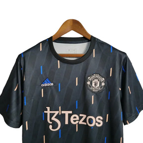 Camisa de Treino Manchester United 23/24 - Torcedor Masculina - Preto - Manto Elegante